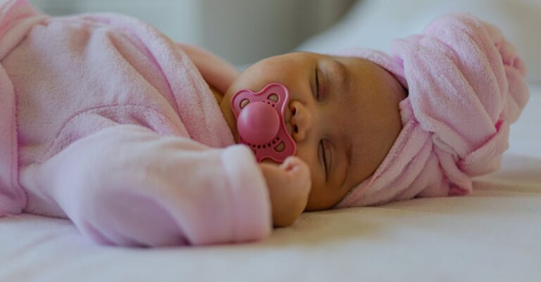 can babies sleep with pacifiers